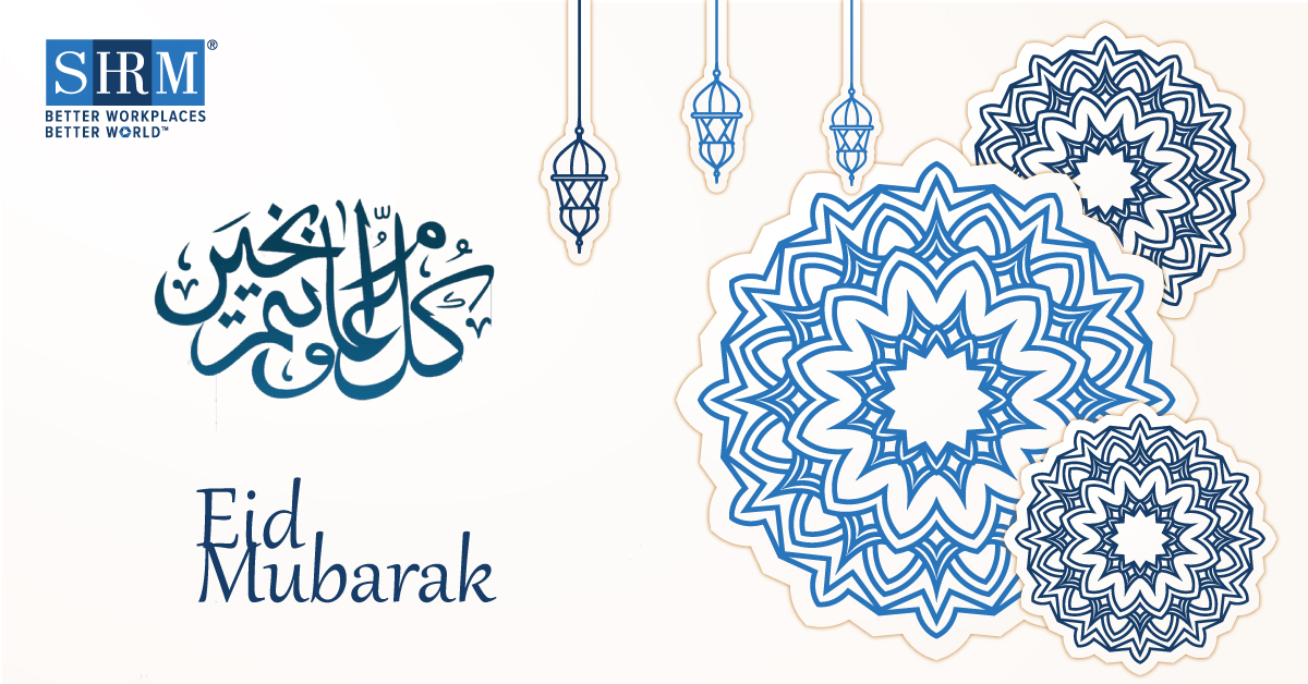 SHRMMEA's tweet photo. Eid Mubarak from the SHRM MENA team. Wishing you and your loved ones a blessed Eid! https://t.co/KuQMJwVfTB