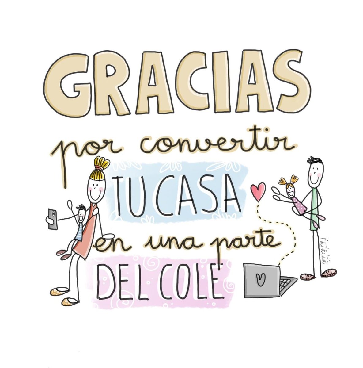 alhandiga's tweet photo. Tod@s estamos haciendo un gran esfuerzo por continuar nuestra labor educativa.@educacyl @cfiesalamanca @CFIE_PALENCIA https://t.co/99OK2OltYE