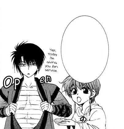 ch 20hak giving fan service and getting worried over yona uwu
