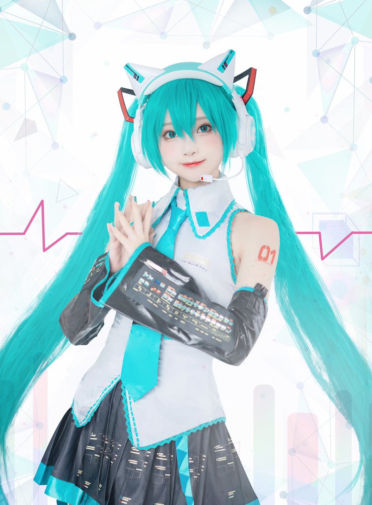 画像,#HatsuneMiku#初音ミク #cosplay科学の限界を超えて私は来たんだよネギはついてないけど出来れば欲しいな～♥‿♥ https://t.co/GH…