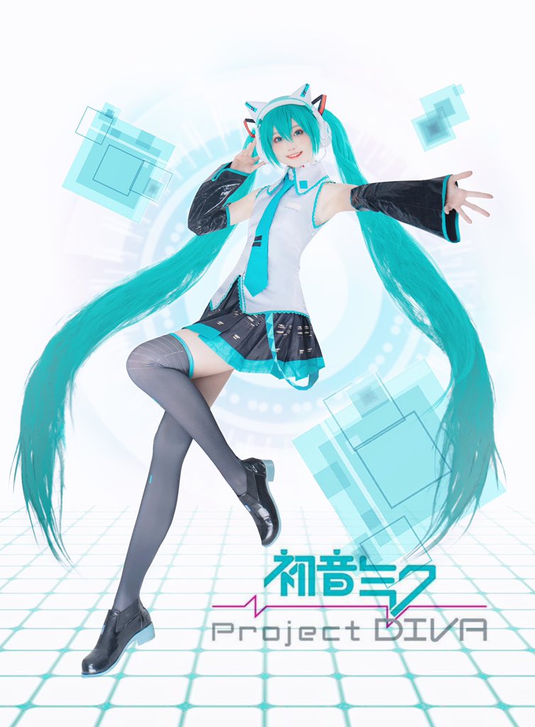 画像,#HatsuneMiku#初音ミク #cosplay科学の限界を超えて私は来たんだよネギはついてないけど出来れば欲しいな～♥‿♥ https://t.co/GH…