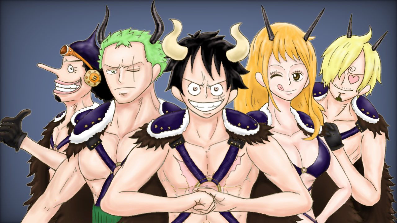 いしの ぺすか ワンピース En Twitter ワンピース 百獣海賊団衣装一味 ワンピース Onepiece 麦わらの一味 ワンピースイラスト ワンピース好きと繋がりたい ワンピース好きな人と繋がりたい Onepiecefans 絵 絵描きさんとつながりたい アニメ イラスト