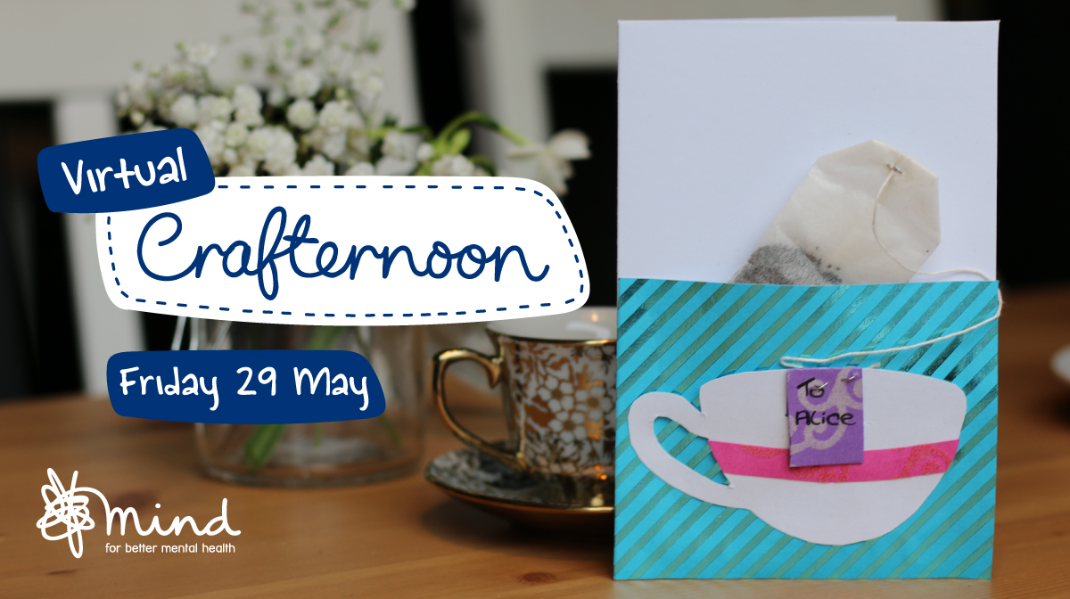 Virtual Crafternoon is back this Friday 29 May. Come join us on Zoom where we’ll be making cup of tea greetings cards to send to friends and family. ☕ 

Find out more about how to join and the materials you’ll need. > bit.ly/2WUYgN2