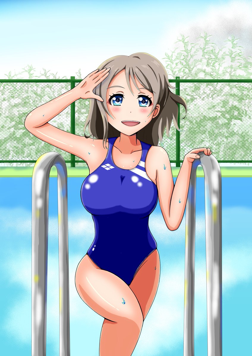 ぼり 初夏のヨーソロー ラブライブサンシャイン 渡辺曜 競泳水着