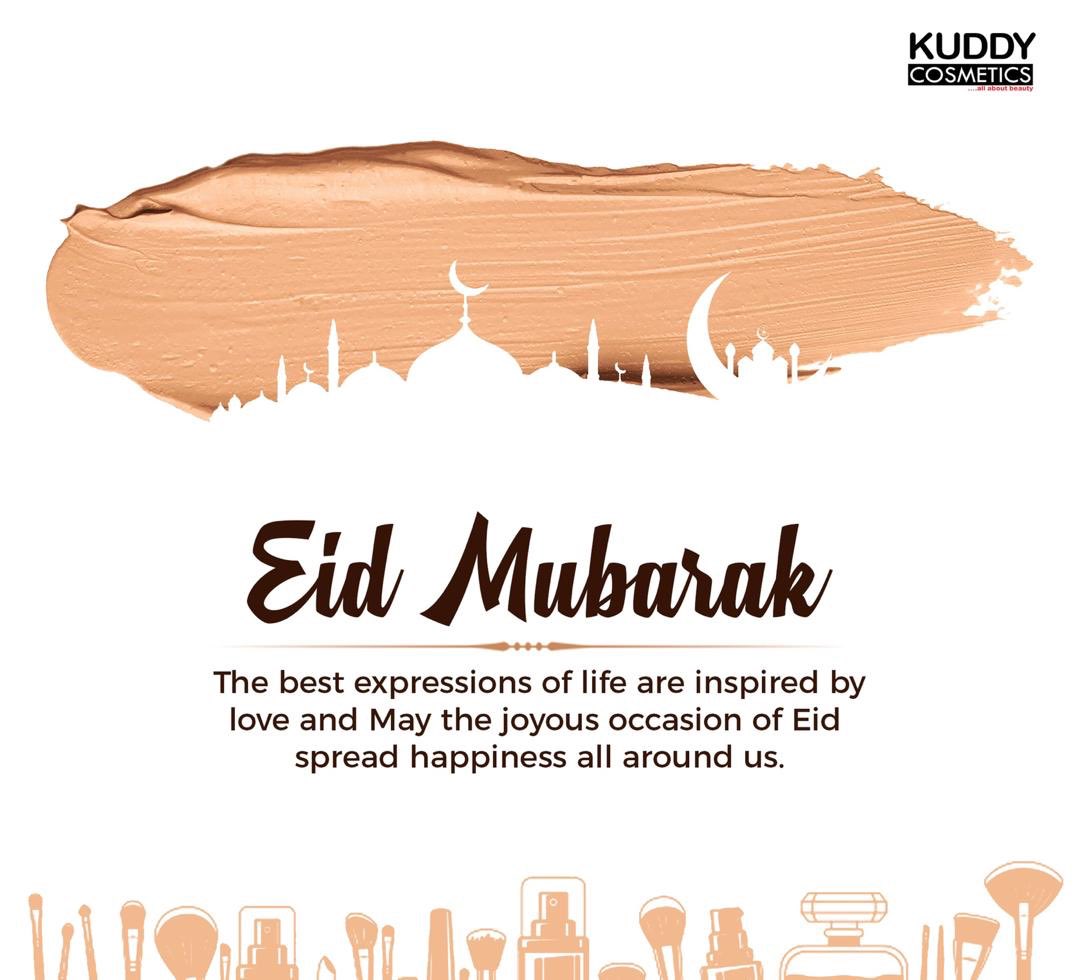 KuddycosmeticsN's tweet photo. Eid Mubarak to all Our Esteemed Muslim Customers, Brothers and Sisters β€οΈ May the joy of the season spread happiness all around us! Happy Celebration π πππ
Stay Safe & Healthy Kuddy Fam! -
Love,
KuddyCosmetics β€οΈ
-
#kuddycosmetics #eidmubarak2020 #happycelebration #staysafe https://t.co/3VutDf85t9