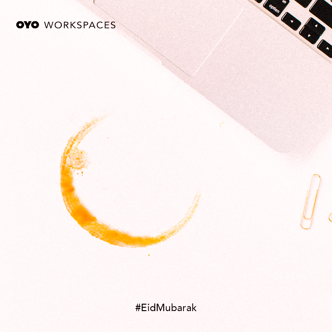 oyoworkflo's tweet image. Break away from the routine and celebrate a memorable Eid with your loved ones. 

#EidMubarak #OYOWorkspaces #Eid #EidGreetings #Coworking