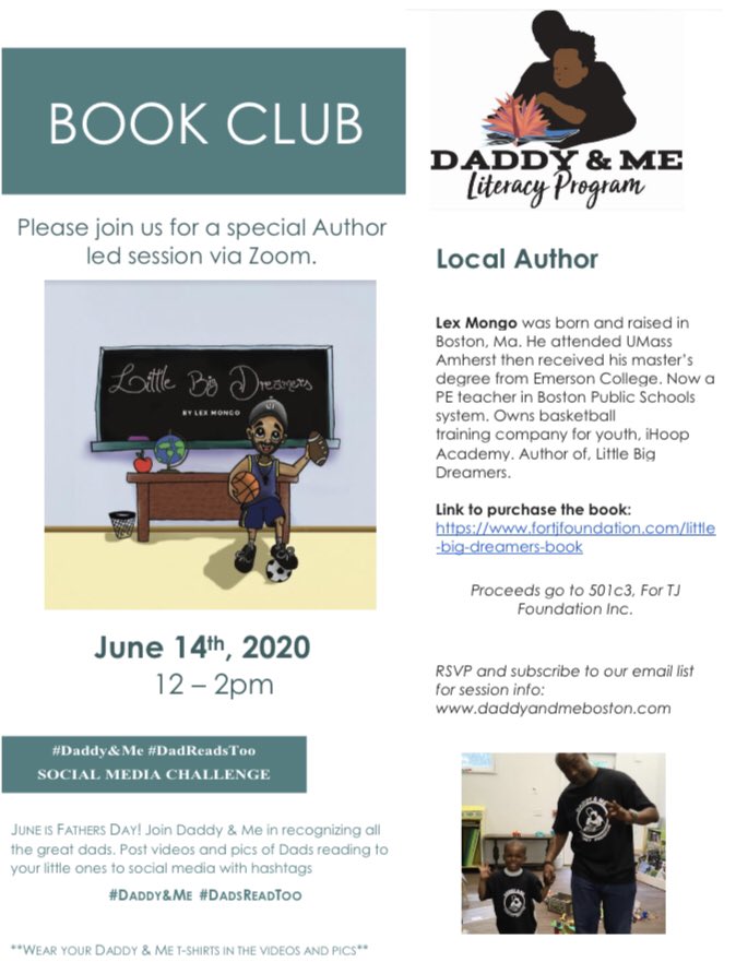 DaddyProgram's tweet image. “Daddy&amp;amp;Me Challenge” Post videos &amp;amp; pics of Dads reading 2 ur lil ones with hashtags #DADDY&amp;amp;ME  #DADSREADTOO 

RSVP: bit.ly/2A6Oi2c