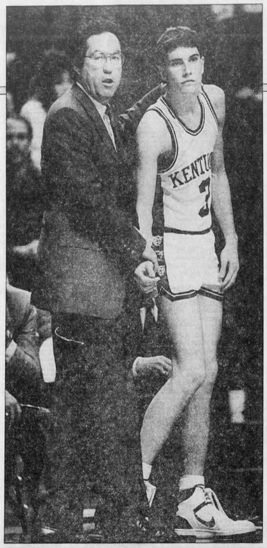 Eddie Sutton Division I men's basketball head coaching facts (records include vacated appearances)- 1st to lead 4 different schools to the NCAA Tournament- 1st to be named AP Coach of the Year at 2 different schools- 1st to have a 30-win season at 3 different schools (10/11)