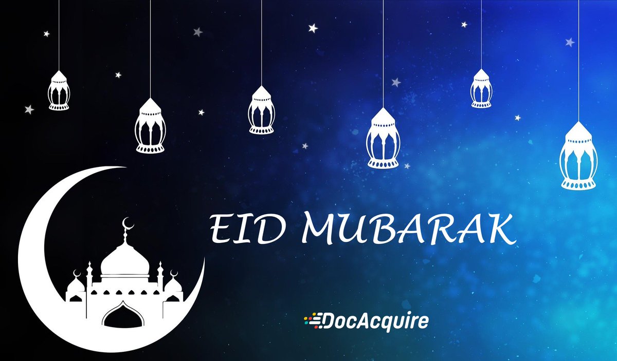 On this holy festive, wishing our customers, partners and team at @docAcquire a day filled with lots of laughter and happy moments. Eid Mubarak and have a lovely Eid!