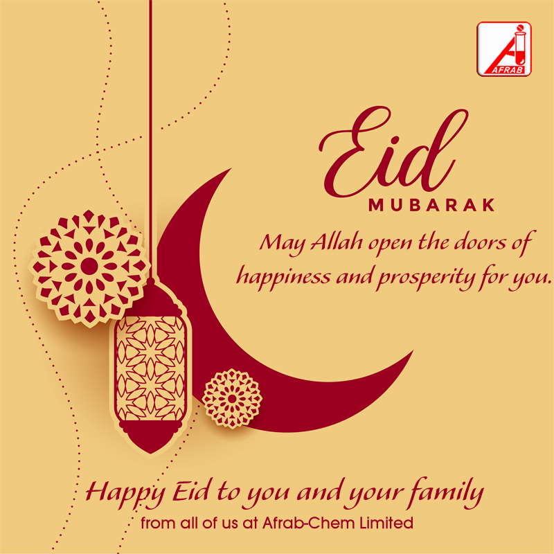 AfrabChem's tweet photo. Happy Eid al-Fitr to all the Muslims celebrating this sacred day! May it bring countless blessings, peace and health to your family! We wish you happy celebrations with your loved ones and stay safe!
#EidMubarak https://t.co/1FDktz4cbm