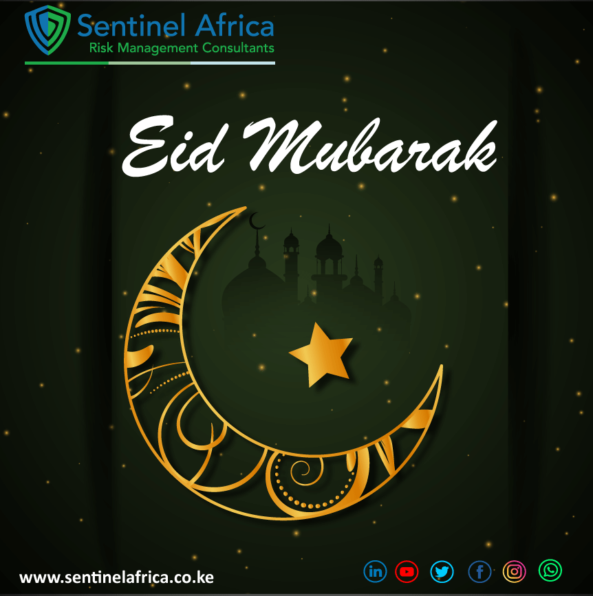 SentinelAfrica's tweet photo. Sentinel Africa wishes all our Muslim brothers and sisters a happy, blessed and safe #EidUlFitr  
#EidMubarak https://t.co/69bWGEHqeL