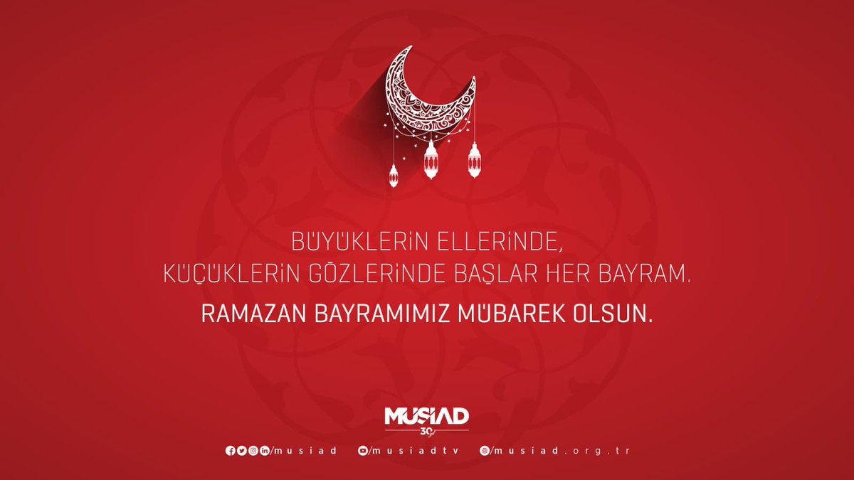 Bayramınız mübarek olsun. Allah nice bayramlara sağlık ve afiyet içinde  kavuşmamızı nasip eylesin.
