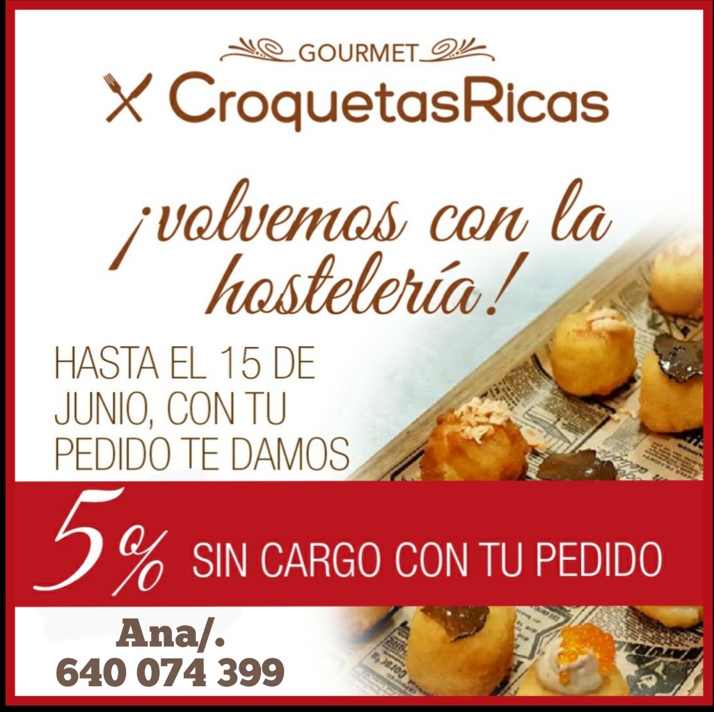 CroquetasAna's tweet photo. @croquetas_ricas 
#AnimoHosteleros https://t.co/6AAGpLbWAK