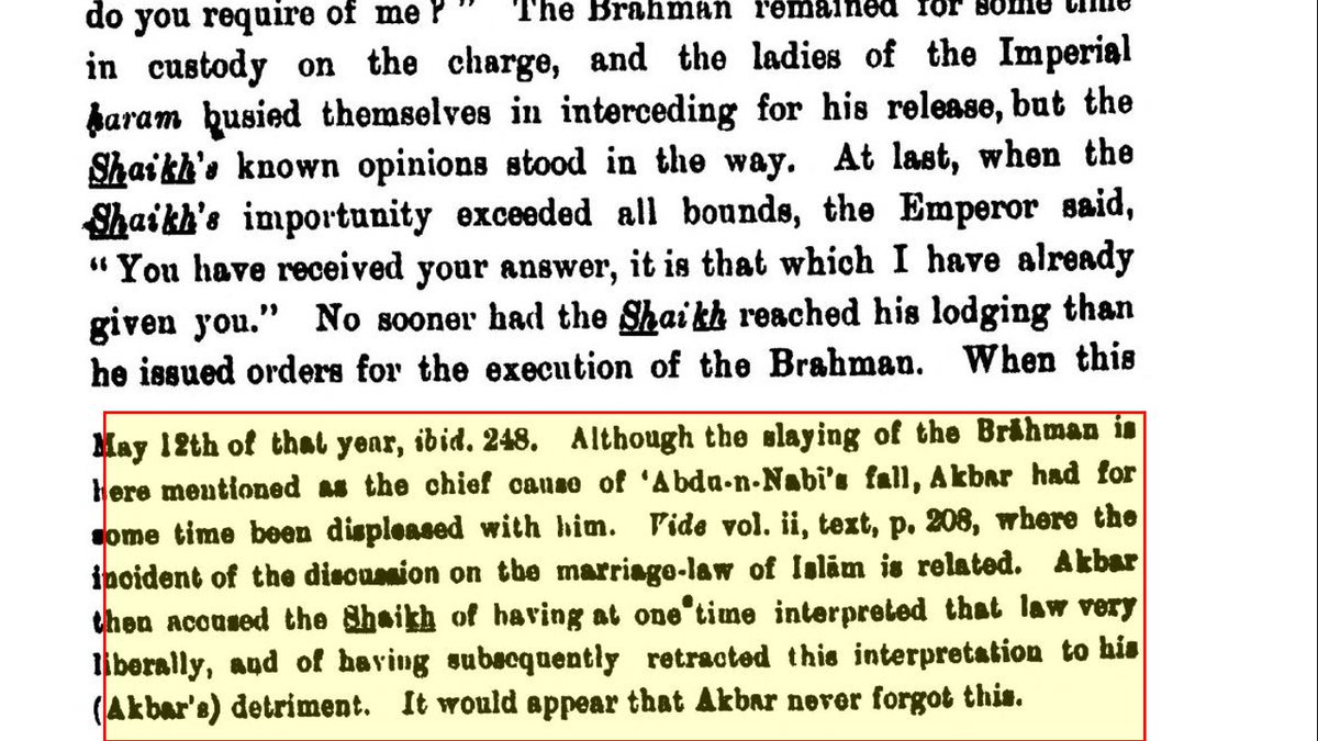 5/n Vol 3, has a mention of the fact of 4/n being one of the major trigger points. I wonder what makes our great Historians debate upon it? Source:Muntakhab At Tawarikh English Vol. 3 @SmitaMukerji don't respond until tweet number reads n/n. This is not 2-bit subject.