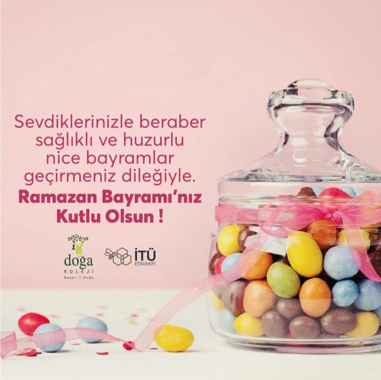 Tüm veli ve öğrencilerimizle sağlıkla, mutlulukla, huzurla geçireceğimiz nice bayramlara...
Ramazan bayramımız kutlu olsun
🍭🍫☀️❤️🎈