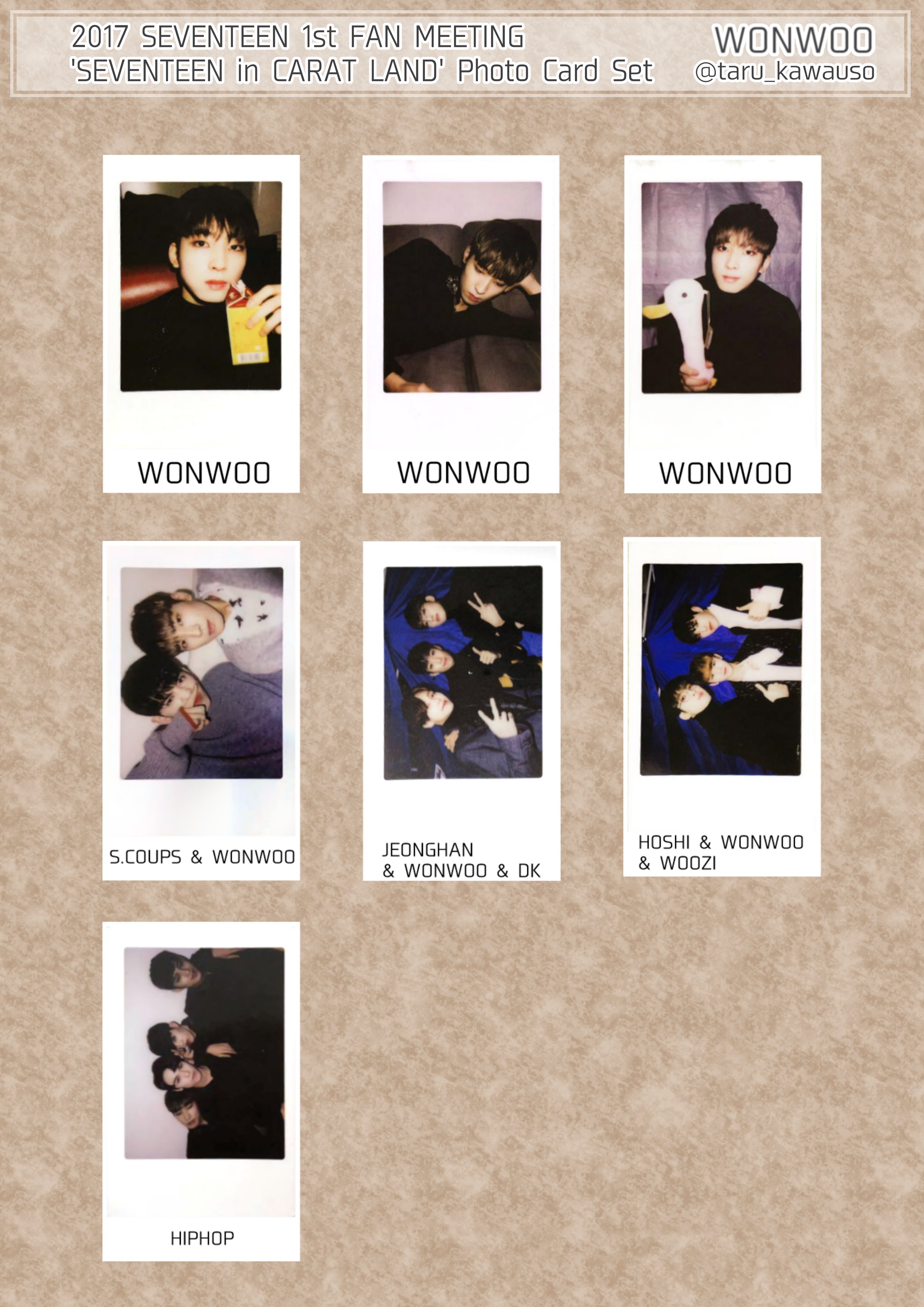 2017 SEVENTEEN 1st FAN MEETING 'SEVENTEEN in CARAT LAND' / Twitter