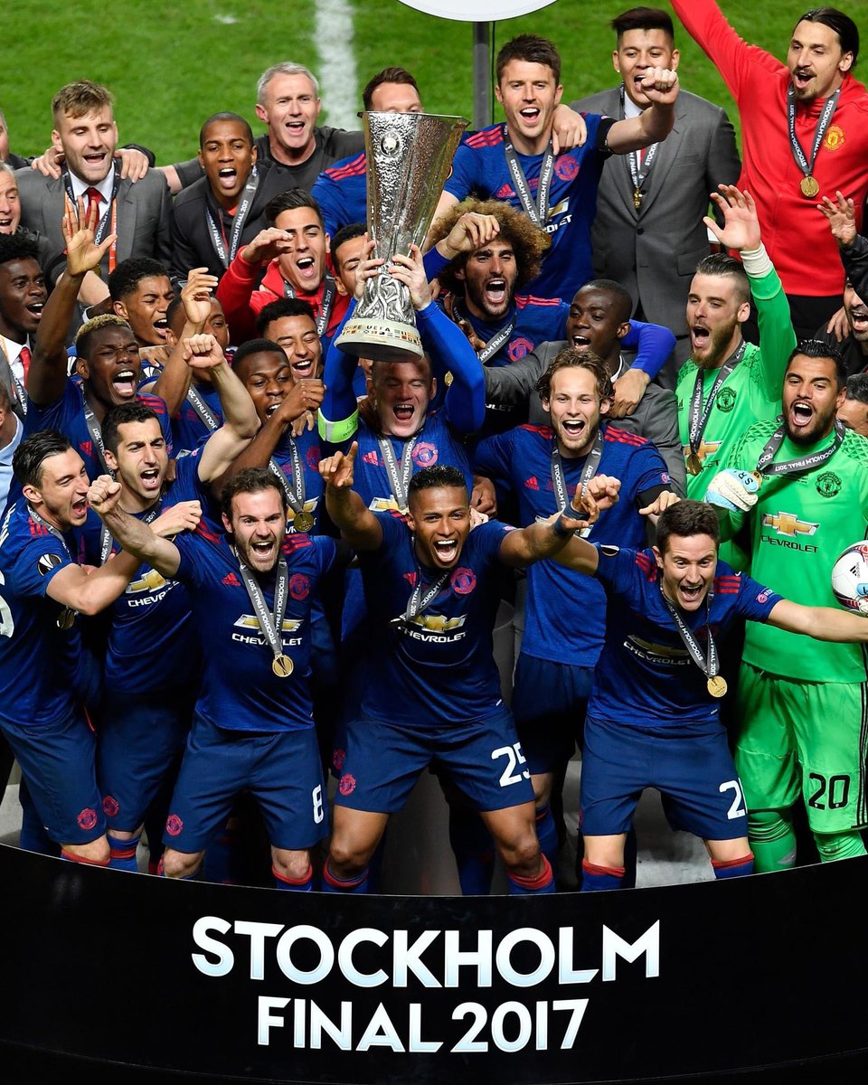HenrikhMkh's tweet photo. What a night that was... #OnThisDay in 2017 we won the #UEL #Final beating #Ajax 2-0🏆 #MUFC @ManUtd https://t.co/nmuQGzkrLH