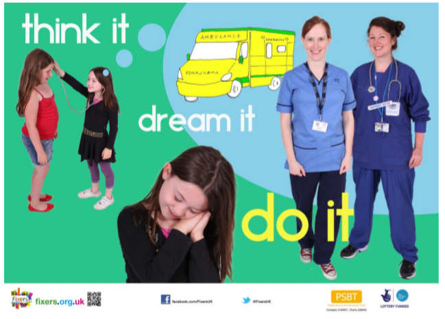 A Fixer from #Ullapool, whose ambition was to work on an #oilrig - created this poster #campaign to inspire more girls to have confidence in themselves and to strive to achieve whatever they want.

#ThinkIt
#DreamIt
#DoIt 
#Empowerment 

fixers.org.uk/news/7750-1120…

#PowerOfYouth