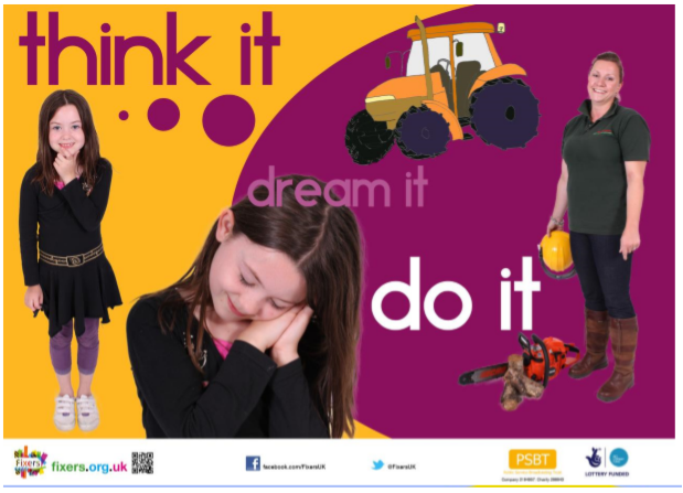 A Fixer from #Ullapool, whose ambition was to work on an #oilrig - created this poster #campaign to inspire more girls to have confidence in themselves and to strive to achieve whatever they want.

#ThinkIt
#DreamIt
#DoIt 
#Empowerment 

fixers.org.uk/news/7750-1120…

#PowerOfYouth