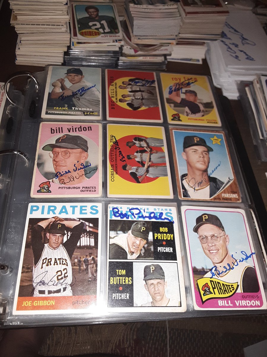 4 more Pirates autograph pages