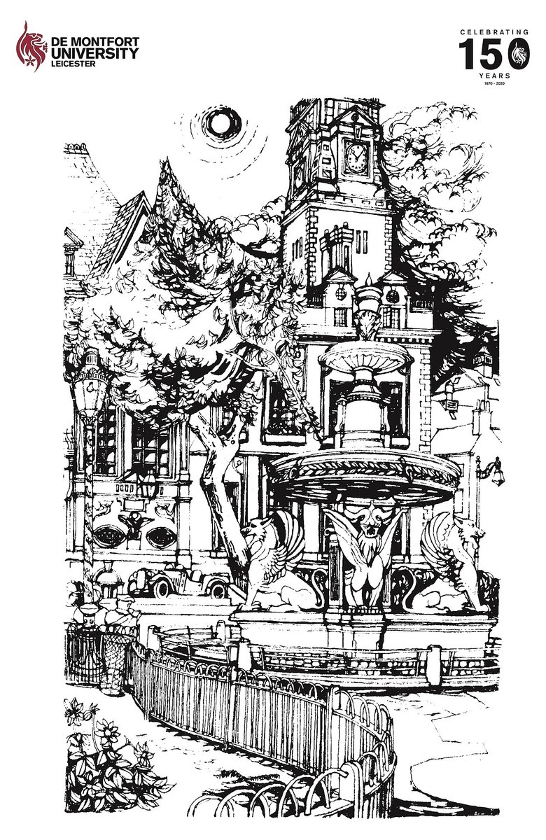 dmuleicester's tweet photo. Sharing something very special to celebrate 150 years of DMU this year! We've turned beautiful artwork by students from 1938-1953 into colouring sheets for you to enjoy. Spread the love and reply with your finished ones if you decide to use them 🎨💕 #DMU150 #ProudToBeMoreApart https://t.co/Z1MrzNgytQ