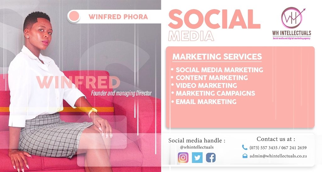 whintellectuals's tweet photo. Our main focus as a Social Media Agency is on increasing your online presence, brand awareness and brand loyalty.
We have a team of knowledgeable & committed individuals who are ready to take ur company to new heights, expand ur market share & keep your business competitive.💻 https://t.co/DwoDxLyyre