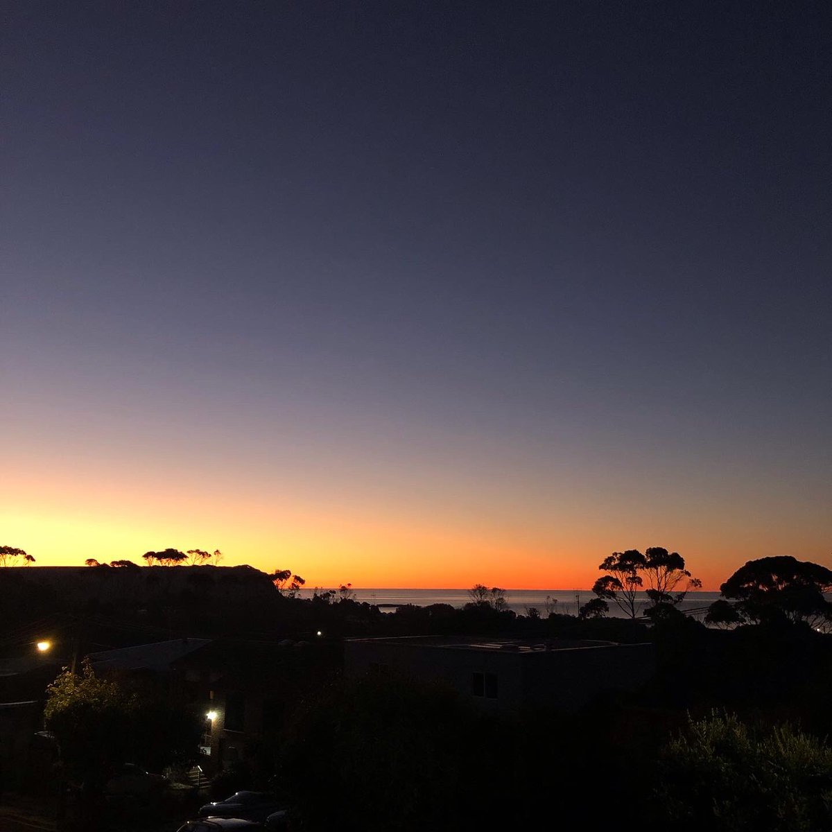 Great colours at the end of a beautiful day