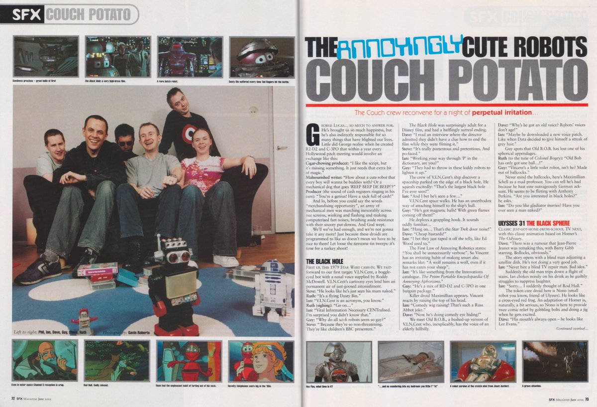 SuccinctReview's tweet photo. Bonus SFX MAG!
SFX Issue 92 (Jun 02) - Spidey movie feature. Interviews: Patrick Stewart, Brian Aldiss, Richard Dean Anderson & James Marsters. A look at The Time Machine (Guy Pearce version). The Annoying Robots Couch Potato. Movie Gimmicks. @SFXmagazine #25YearsofSFX https://t.co/yKcxKmmsuj