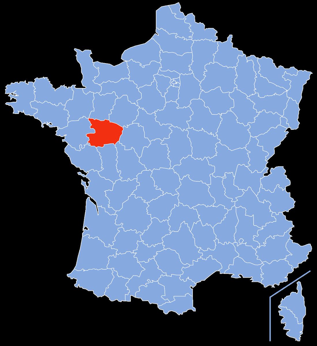 71. maine-et-loire (49)prefecture : angerskinda same as the sarthe, it's quite average : a medium-sized city, towns, villages, fields, a big river, smaller rivers, idk it lacks of a proper identity