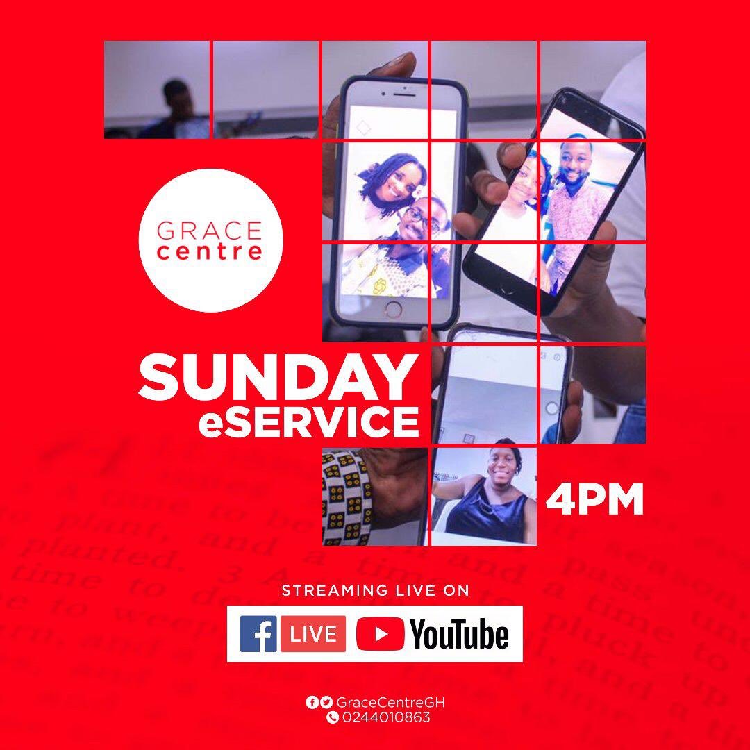 GraceCentreGH's tweet photo. It’s Sunday once again and that means we are going to church!
-
Don’t miss our eService this evening @4PM.
Don’t forget to come with your bible and notebook!
#eService
#GraceCenter https://t.co/pewmJr7TNv