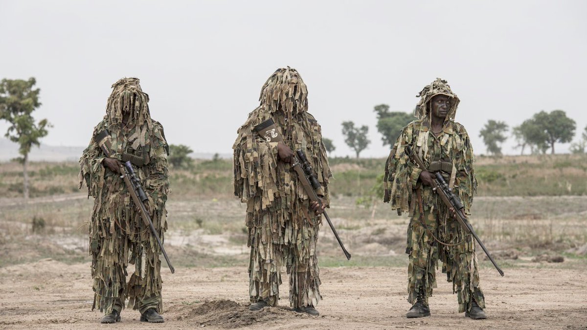 Meet the men that deliver long-range precision fire for the Nigerian army. The Nigerian army has an entire battalion of snipers divided into three classes and are trained across many different types of threat environments.