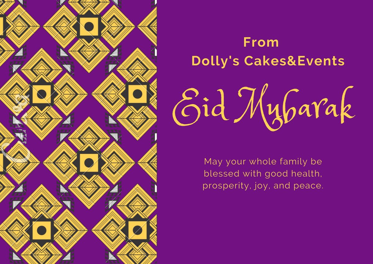 AgbajeLasmot's tweet image. Good Morning Charming  People!
Eid Mubarak! From all of us at Dolly&apos;s Cakes&amp;amp;Events

Wishing all our Muslim Faithfuls, Followers, Clients, Friends, Fans, Family and Colleagues a Happy Salah Celebration. Amin

#eidcelebration #eidmubarak #salah #dollyscakesandevents