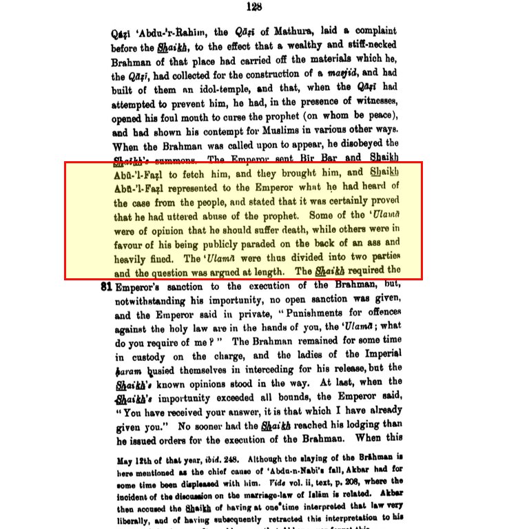 6/n  @SmitaMukerji ji, now let us look at the Brahmin incidence of 1977 put across by Badauni critically and step by step. It is proven that the Brahmin has said foul words against Muhammad & such offense deserves execution as per Ulemas.  https://twitter.com/SmitaMukerji/status/1264234971478269952?s=20