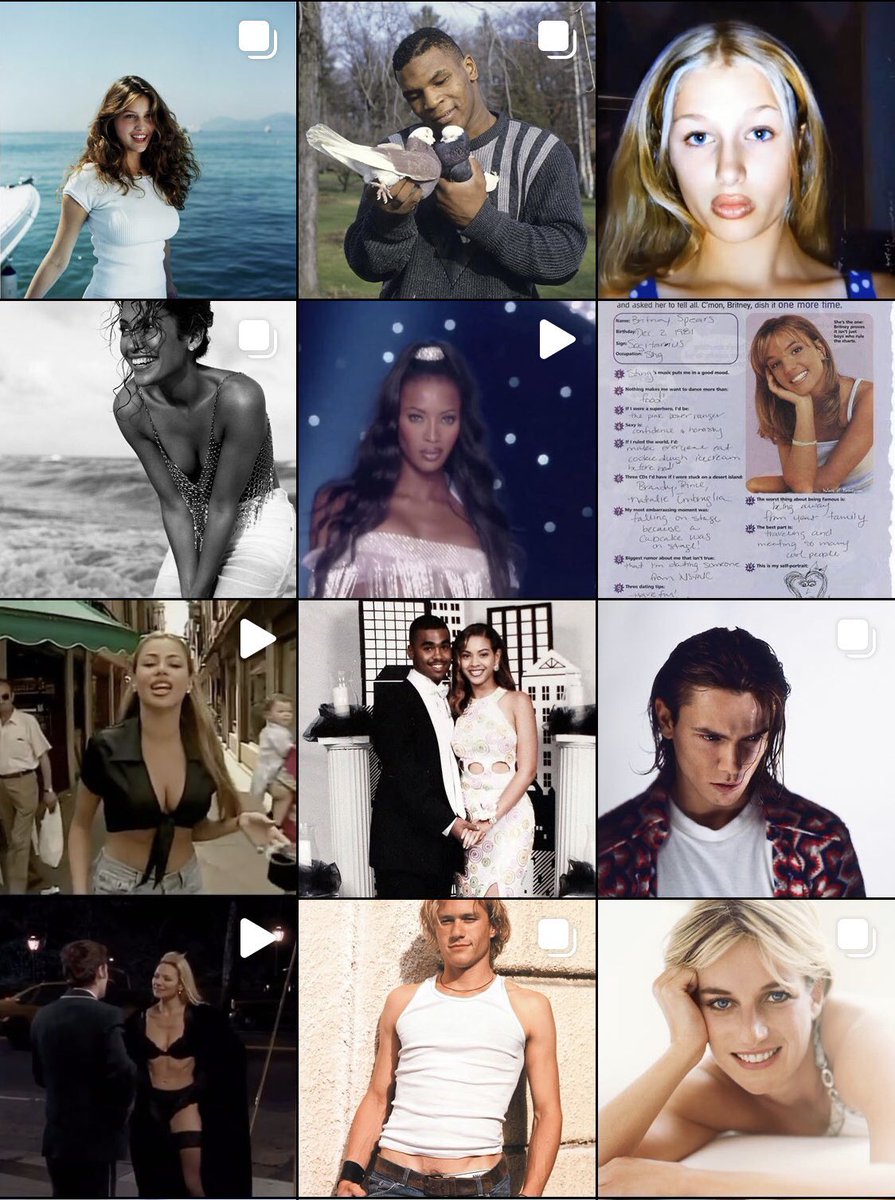 2. the lack of POC. as it can be seen this feed definitely does not have enough people of color and representation whatsoever. for such a big vintage account, there should be more diversity. instead, there are mostly white people. note only jay z in the recent photos.