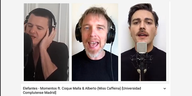 Música para ser solidarios. Los fondos que se recauden irán destinados a proyectos de #LaComplutense para luchar contra #COVID19 
youtu.be/t9m1vD3Xz9s 
🌟¡Gracias <a href="/Coque_Malla/">Coque Malla</a> <a href="/shuarmamusic/">Shuarma</a> por aportar vuestro granito de arena!
ucm.es/noticias/music…