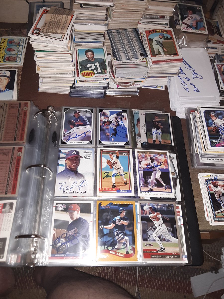 4 more pages of Braves autographs