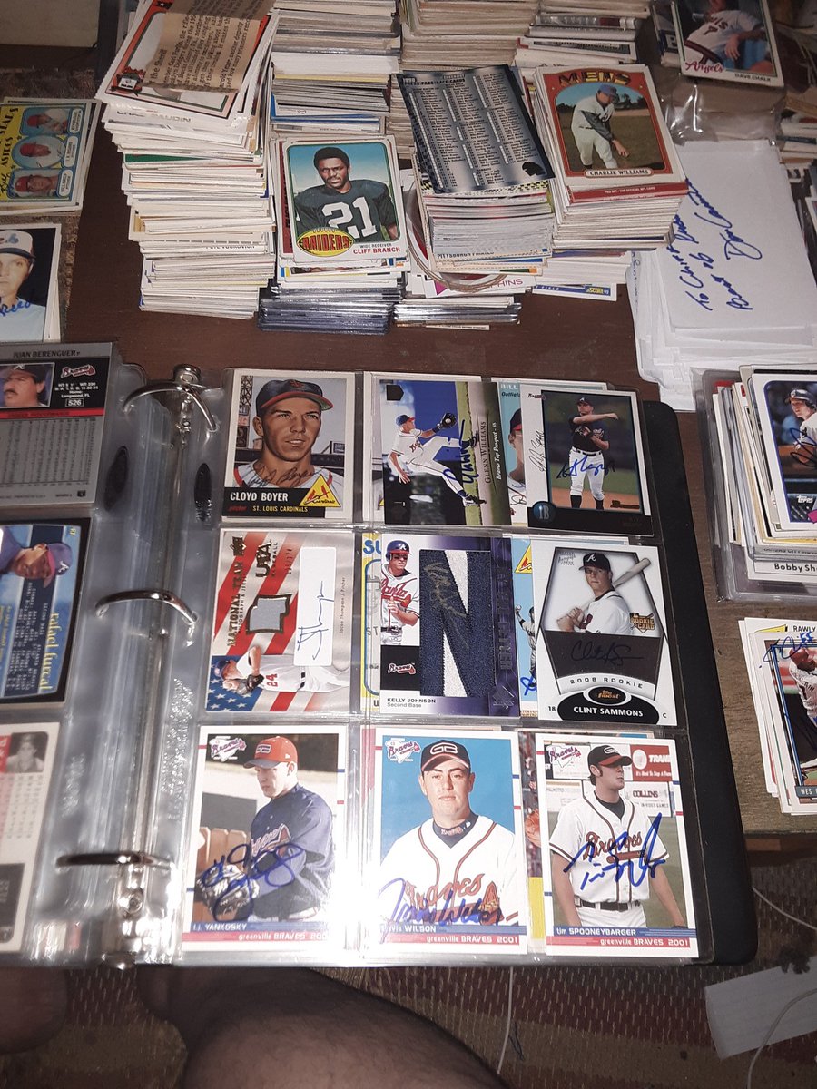 4 more pages of Braves autographs