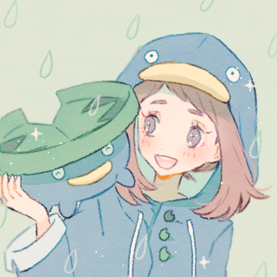 トウコ(ポケモン) 「☔️ 」|緑乃🍀コミティアH25aのイラスト