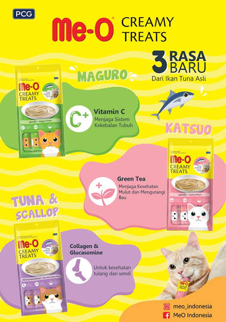 Snack yang paling sering dibeli selain Ciao. Bikinan Thailand juga kayak Tororo. 5rban 1 sachet. Ada 7 varian. Udah nyobain semua varian lama dan katsuo. Lebih creamy dan baunya lebih gurih dari Torotoro.