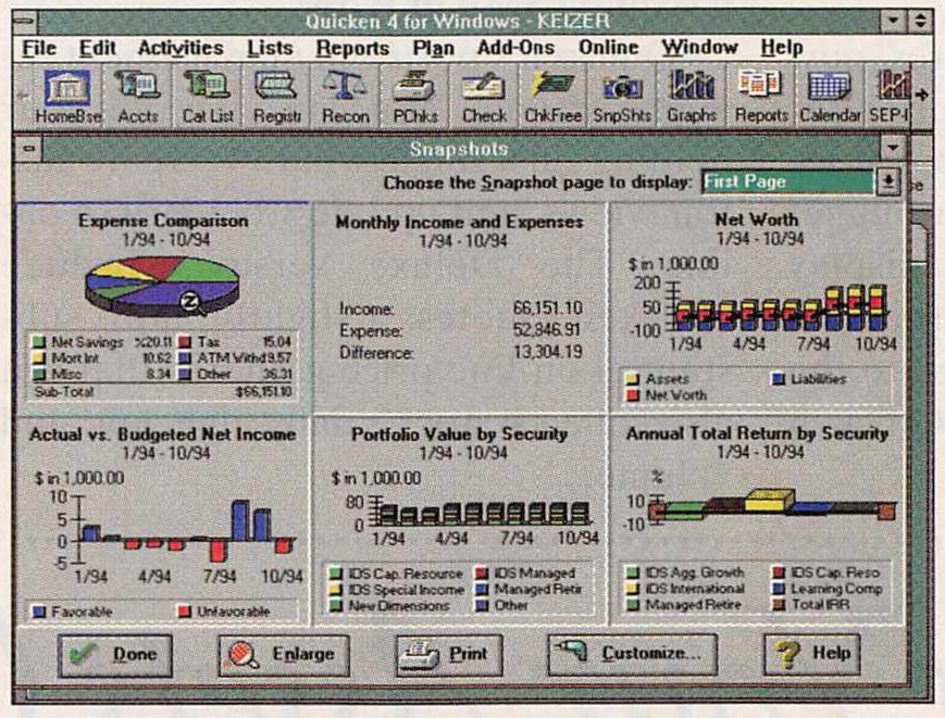 I love the very windows 3.1 look of Quicken 4.Definitely made with Borland, given those buttons.