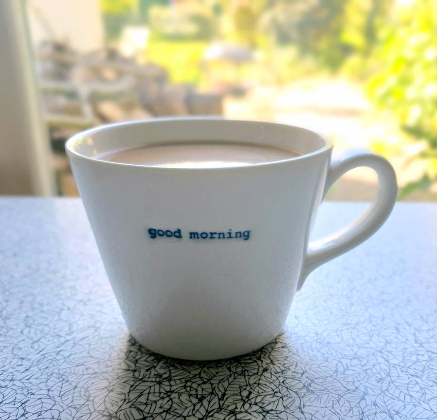 Sent in from our fab psychologist, Rebecca. This was my bit of #kindness to myself the other day. I was struggling to get going for another day of video calls and made myself a nice cup of coffee in a friendly mug! Sometimes it’s the little things…😊 #MentalHealthAwarenessWeek