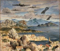 24. Mai 1941, Mittag - Die  #Luftwaffe fliegt Angriffe auf Kreta. Dabei bombardiert sie nicht nur militärische Ziele. Neben der  #Suda-Bucht werden  #Chanea und  #Heraklion angegriffen. Mit Flüchtlingen gefüllten Städte werden in Schutt und Asche gelegt.Bild: McIntyre - The Blitz