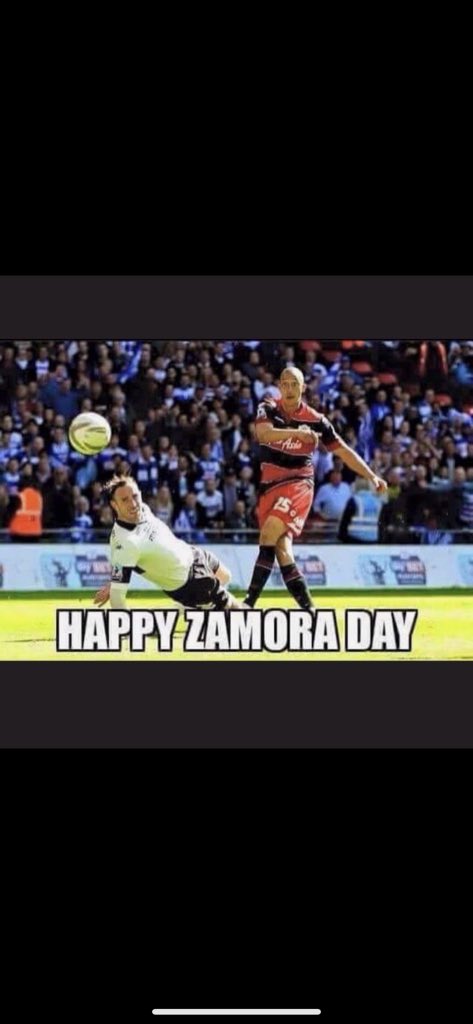 Happy bobby Zamora day to all you sheep 😂 ❤️🤍❤️🤍 <a href="/RobertZamora25/">Bobby Zamora</a> <a href="/dcfcofficial/">Derby County</a>