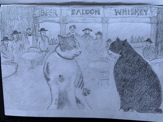 Another with a Western theme, this time from  @brightonram. My question for  @DiploMog: Do you feel lucky, punk?