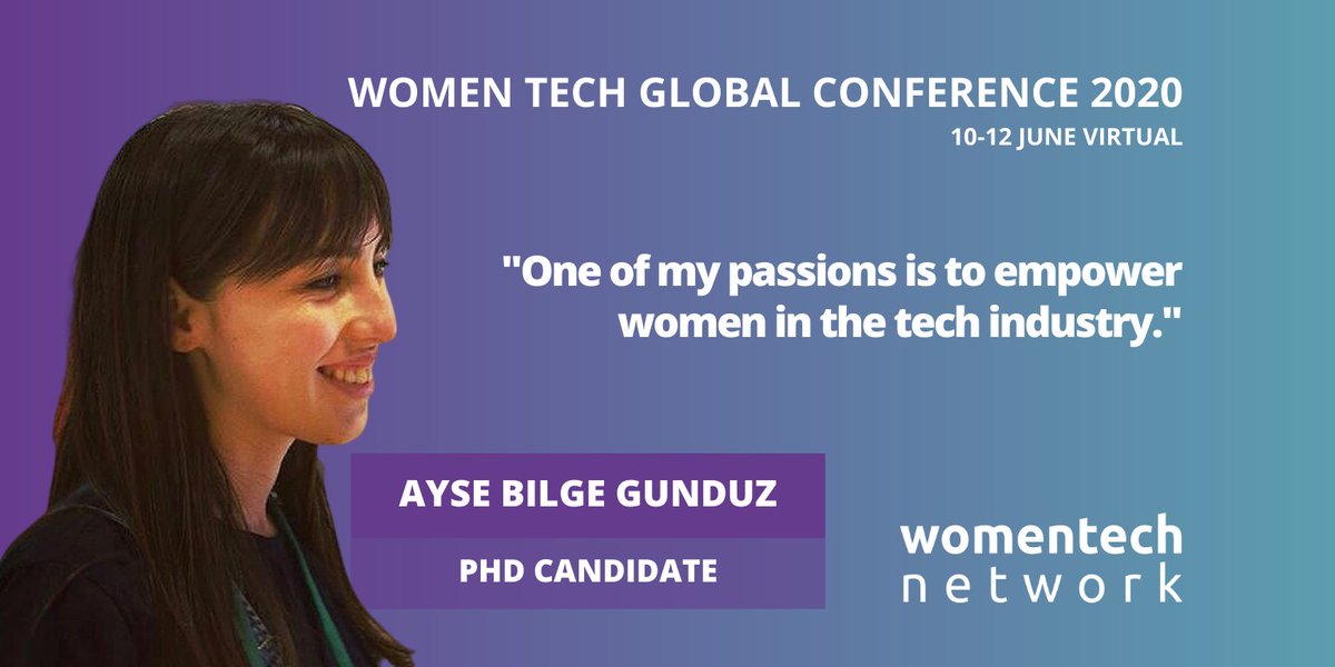WomenTechNet's tweet image. Ayse Bilge Gunduz will have a talk about the "Introduction to #ScientificProgramming in #Python" at the WomenTech Global Conference 2020, June 10-12 (Virtual: bit.ly/WTGC2020 ).
Tweet to help unite 100K #womenintech | Support at: bit.ly/3fvcXOn