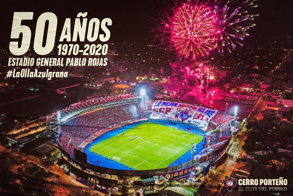 50 años de emociones...
50 años de locura...
50 años de fiesta ...

Nuestro templo, nuestra casa, nuestro lugar en el mundo 💙❤️

¡Feliz 50 años querido Estadio General Pablo Rojas! 😍

#50AñosLaOllaAzulgrana 🏟