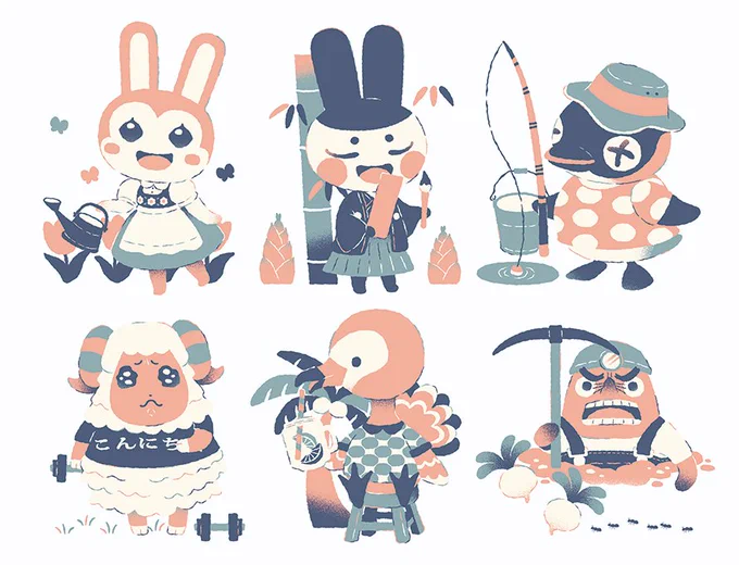 Thank you #sixfanarts #AnimalCrossing 