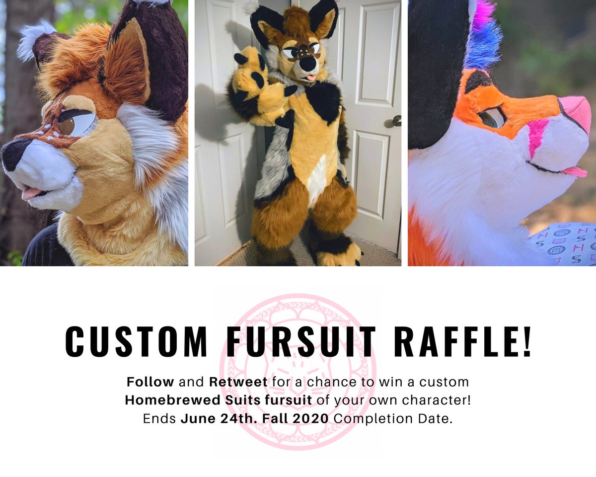 We're hosting another custom  #fursuit raffle! The winner will be treated just like a commissioner and will be completed around Fall 2020!Just FOLLOW and RETWEET to enter, this raffle ends 06/24!Rules posted below, GOOD LUCK and be sure to REPLY WITH SOME REF SHEETS TOO!