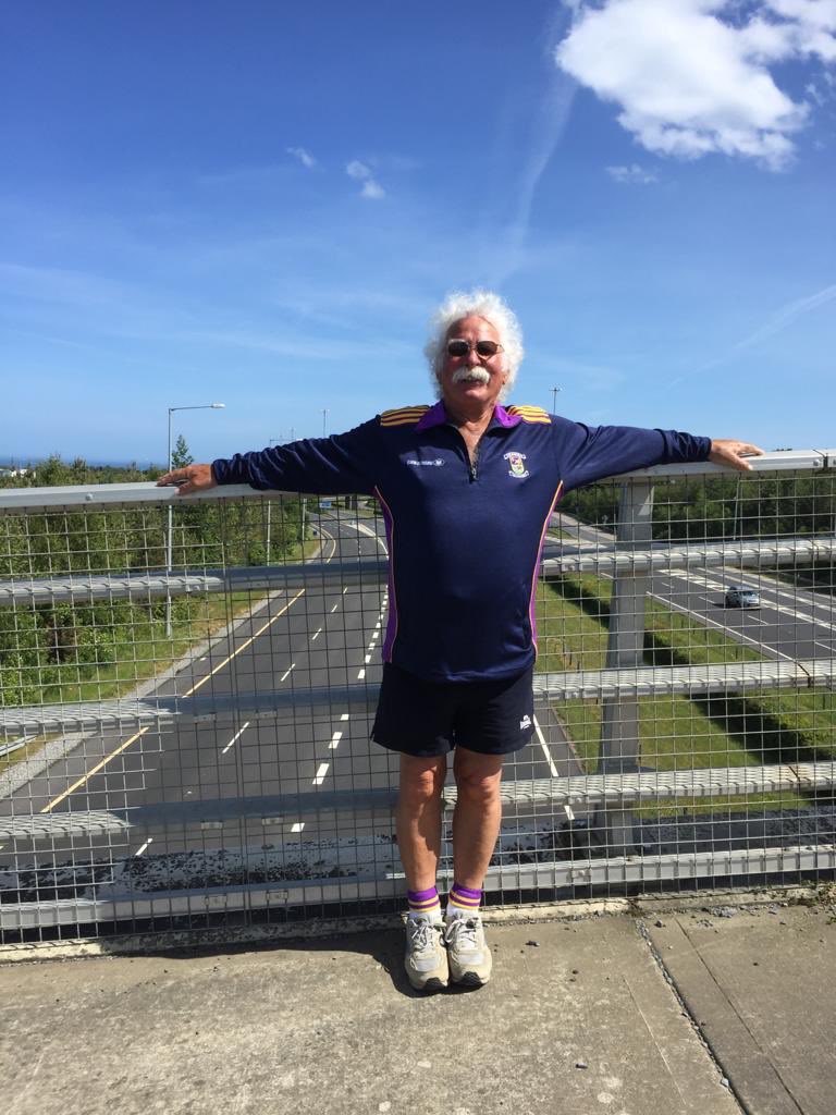 KCrokesGAAClub's tweet photo. #CoastForCrokes - We have travelled 13,000km, €28,000 raised and 1,500+
members photographed in Purple &amp; Gold. Once we raise €28,000 we will have an exclusive photograph of Mark Cregg. Once we raise €30,000, @karlmanning5 and @robcarberry will show their true colours! https://t.co/pl0yvsxizW