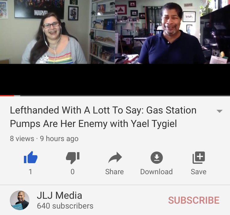 JamesLottJr1's tweet photo. What a fun episode to film!! My girl @yaeltygiel and I talk #Lefthandedness https://t.co/6FV42WayG7 @jljmedia1 #leftrightbrain #lefthanded https://t.co/iFqfyQjntM